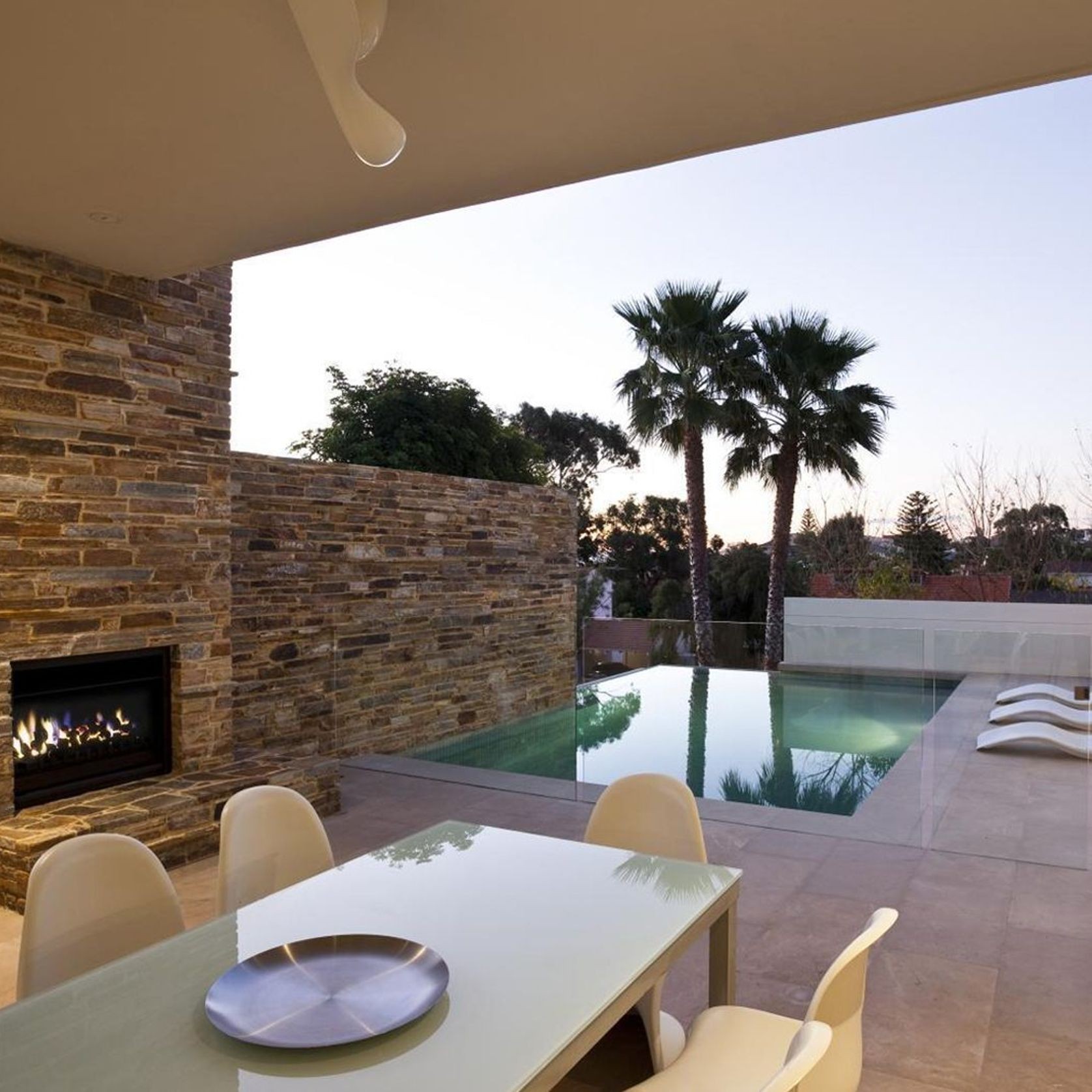 Aura Flued Outdoor Fireplace | 900mm gallery detail image