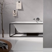 BetteLux Shape Freestanding Bath (Glazed Titanium Steel) gallery detail image