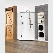 Black Pearl Angle Front Hinged Shower gallery detail image