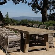 Block Aged Teak Outdoor Table 300x110 gallery detail image