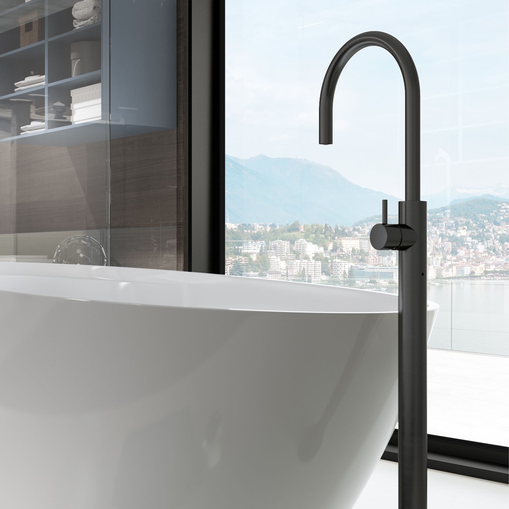 Buddy Floor Mount Bath Filler No Handshower gallery detail image