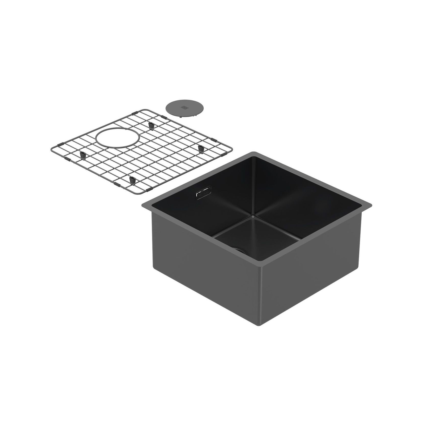 Zomodo Black 400mm Sink - CAN400BP gallery detail image