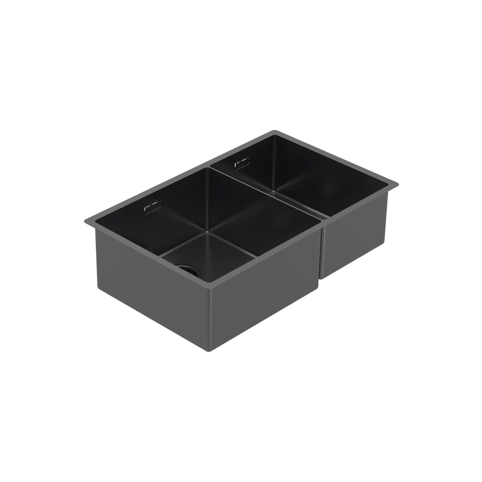 Zomodo Black Pearl Double Sink - CAN660BP (LH) gallery detail image