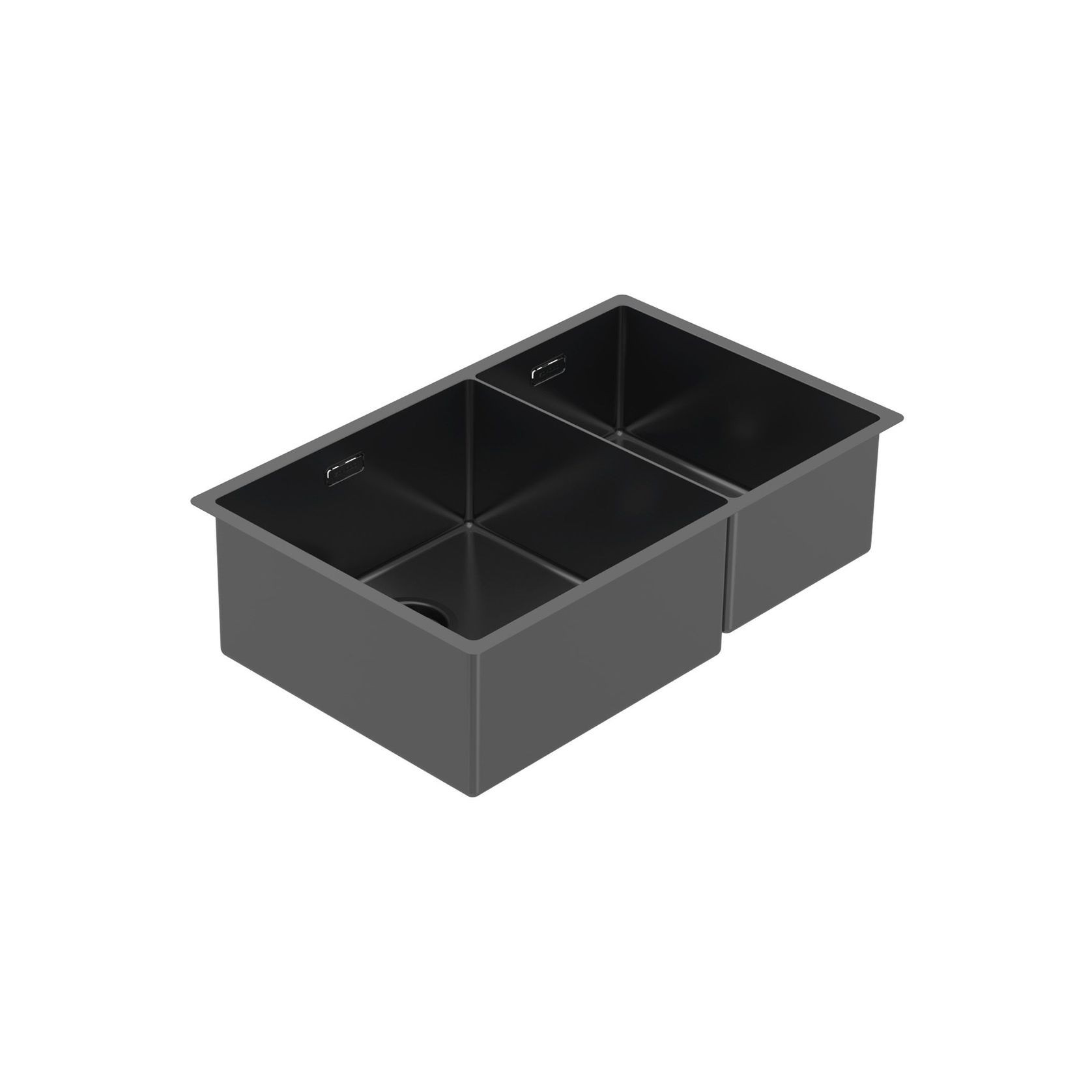 Zomodo Black Double Sink - CAN660BP (LH) gallery detail image