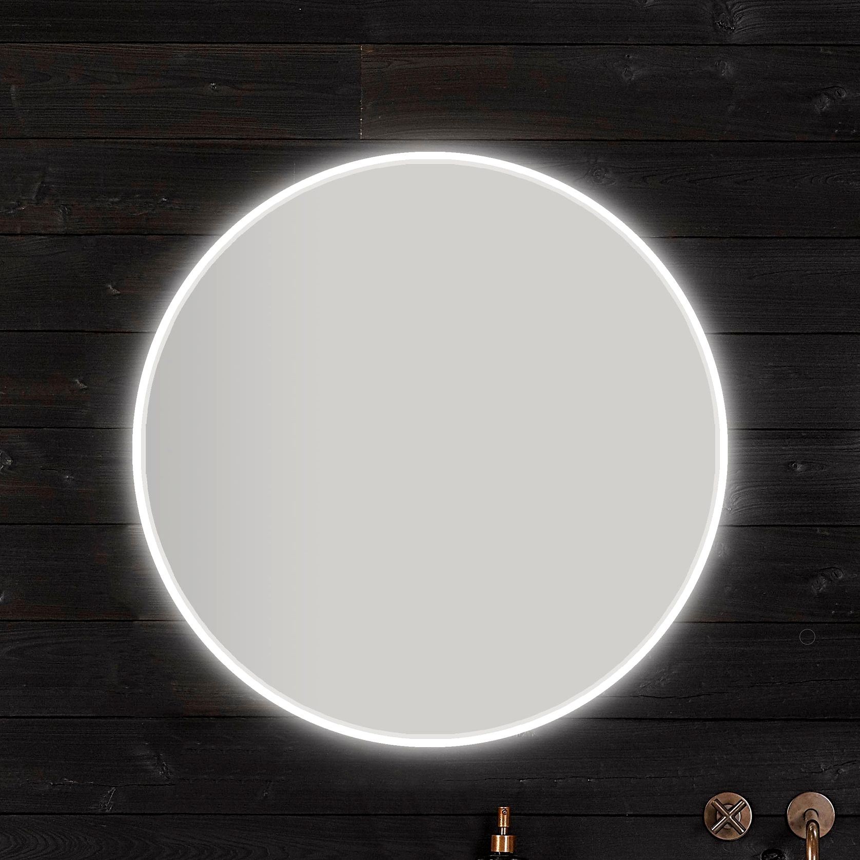 Purelite Mirror From Ebony and Ivory Collection gallery detail image