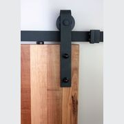 Classic Black Barn Door Track gallery detail image