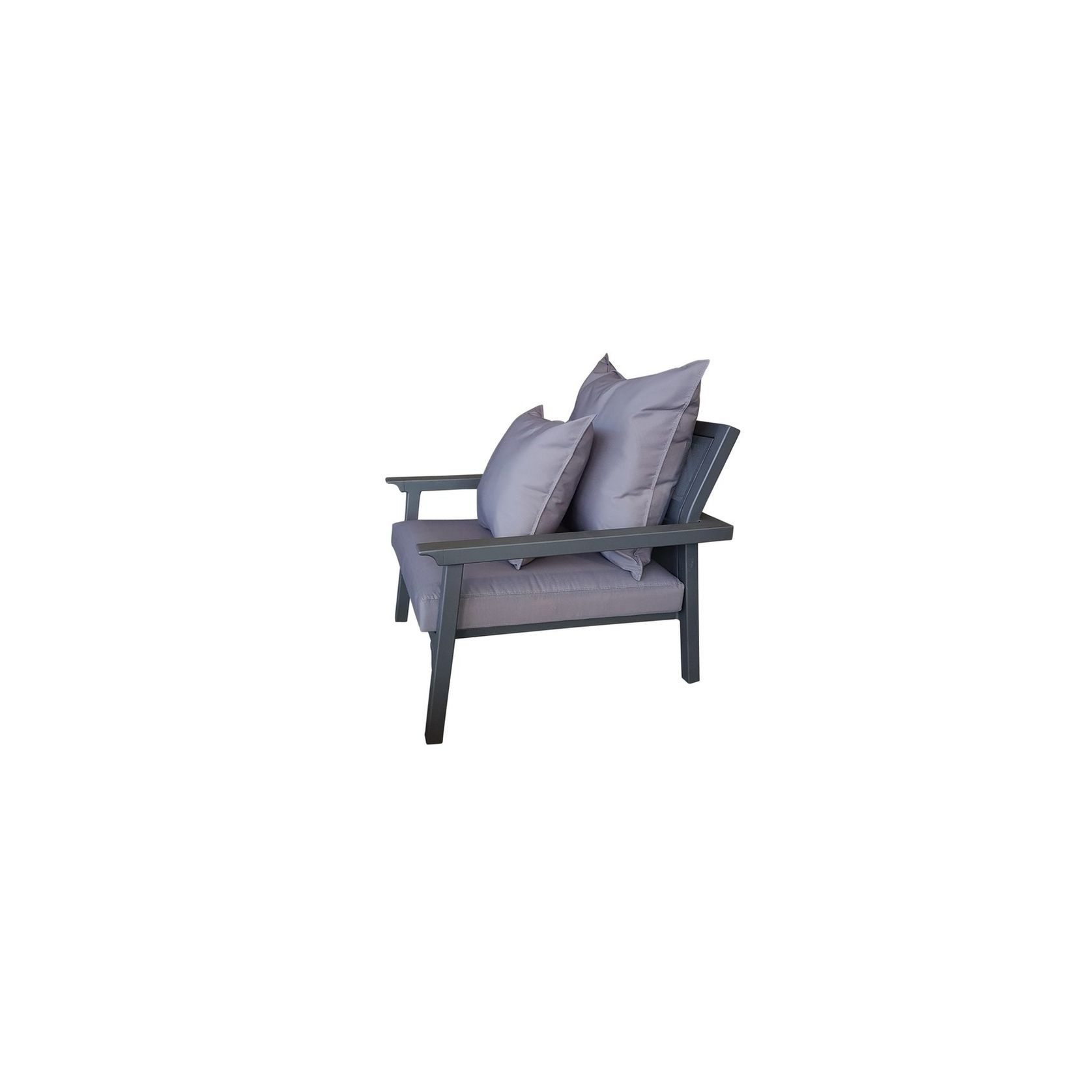 Classique Aluminium Outdoor Chair - Charcoal Frame gallery detail image
