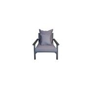 Classique Aluminium Outdoor Chair - Charcoal Frame gallery detail image
