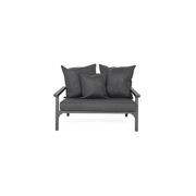 Classique Aluminium Outdoor Sofa - Charcoal Frame gallery detail image