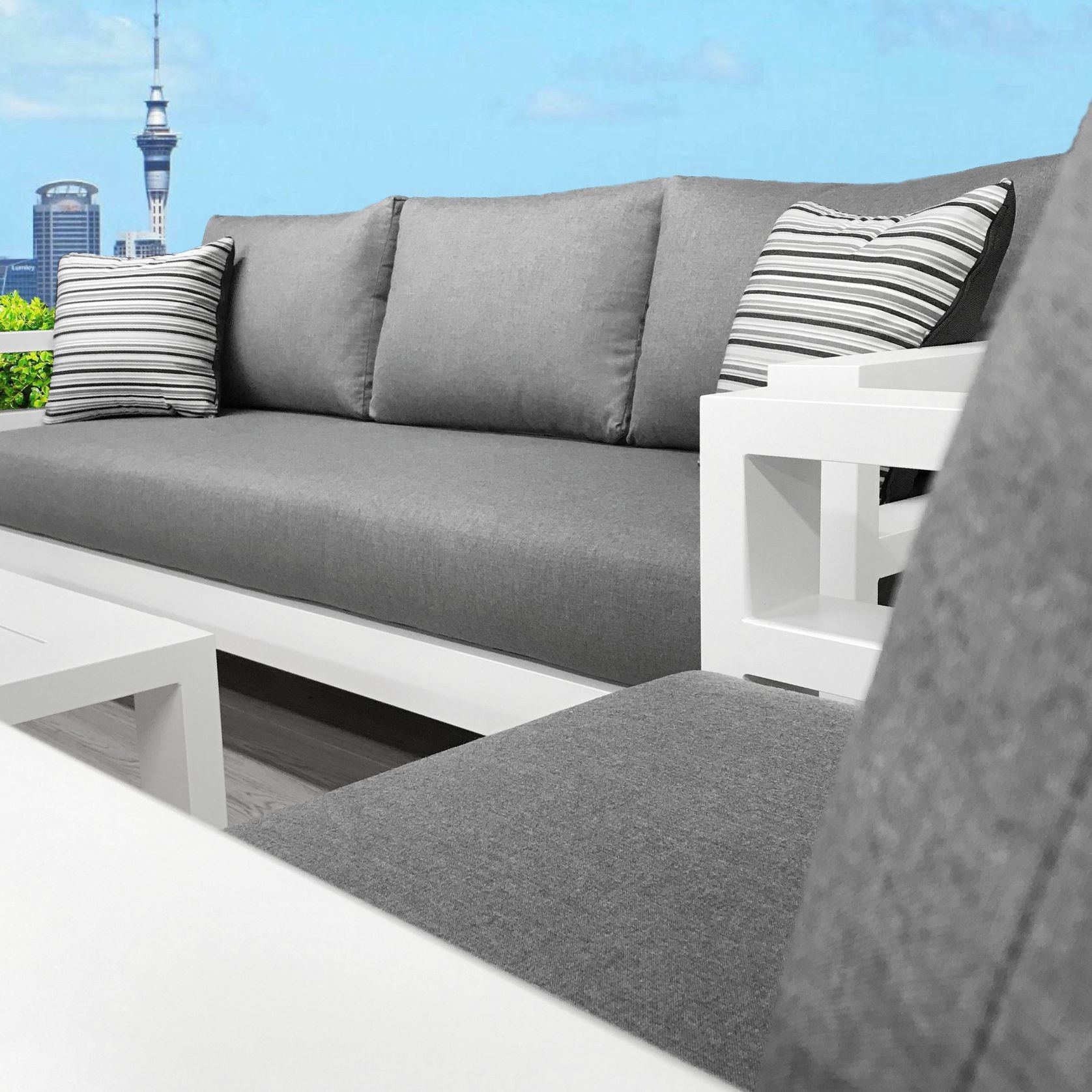 Coast Outdoor Lounge Set | White gallery detail image