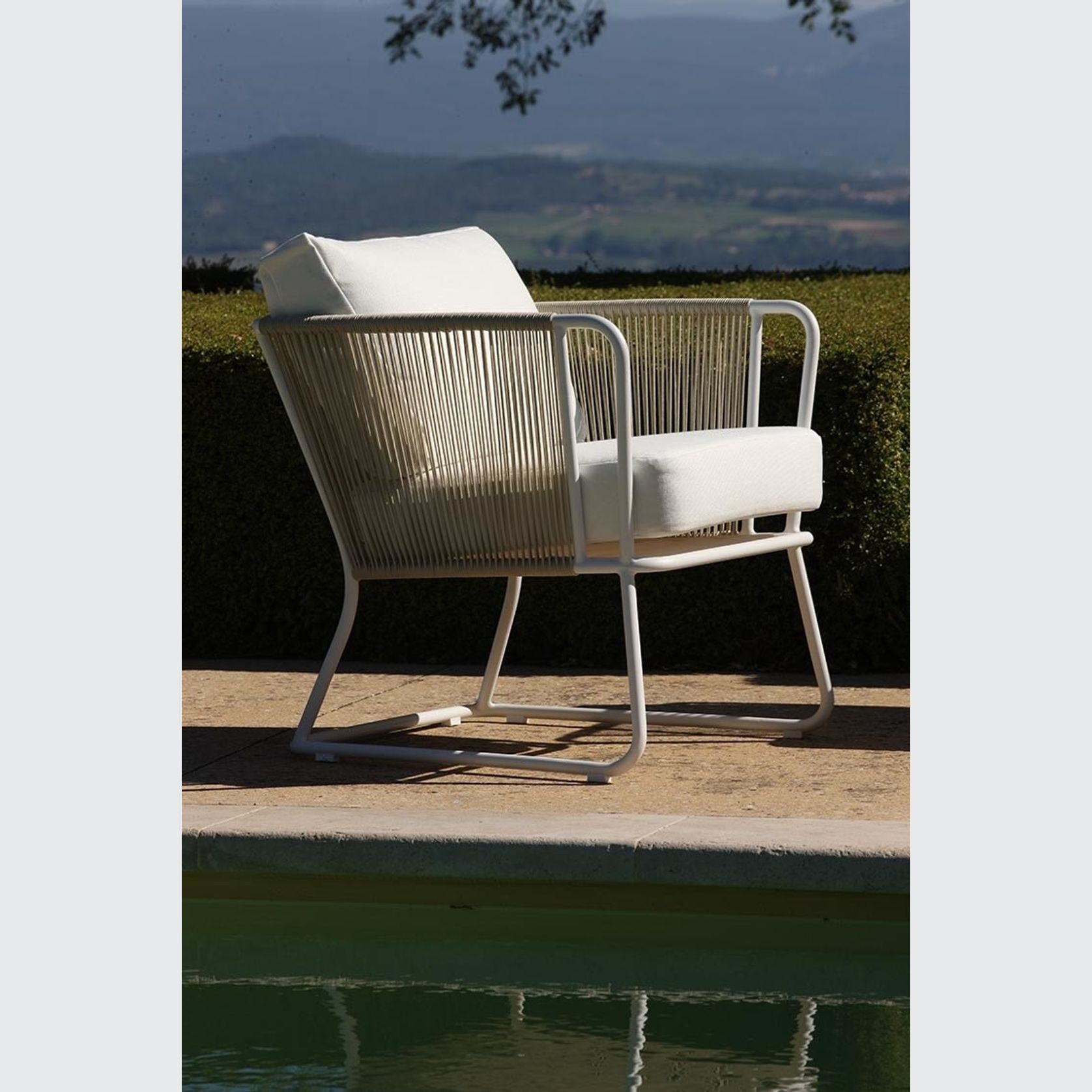 Coast Outdoor Rope And Aluminium Armchair gallery detail image