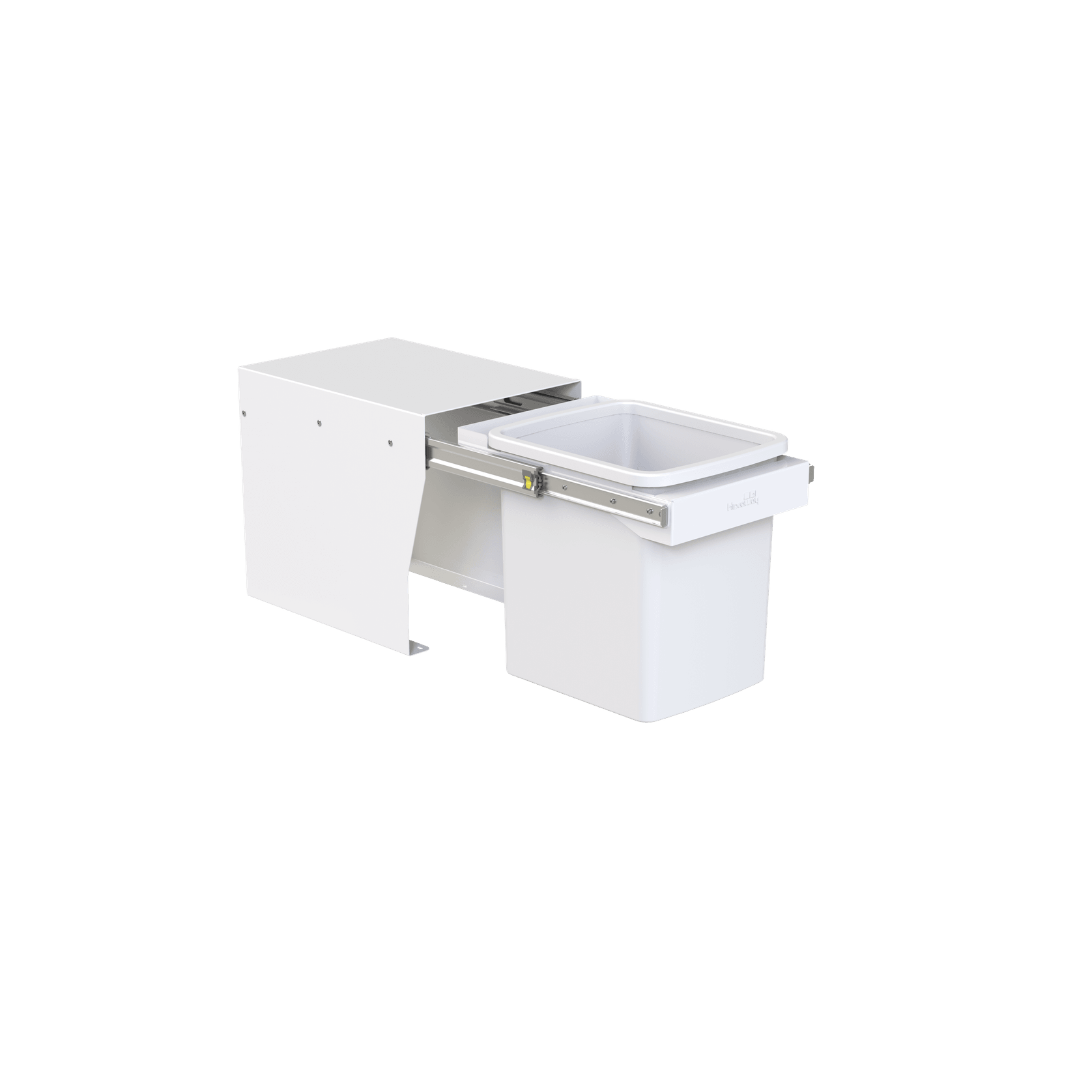 Compact Bin Storage - 1 x 15 Litre Bucket Floor Mounted - Handle Pull gallery detail image