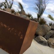 Corten Cube Planter gallery detail image