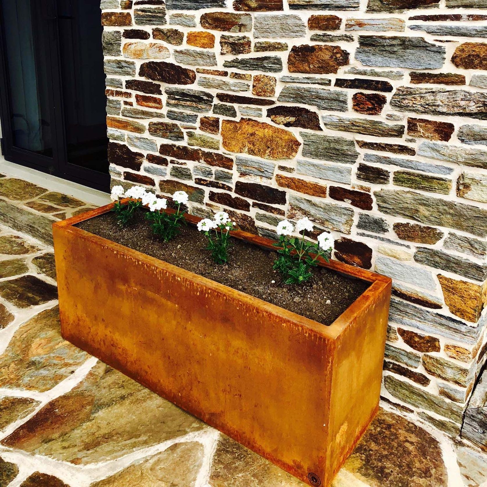 Corten Trough 1200 Planter gallery detail image