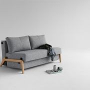 Cubed 02 Sofa Bed by Innovation with Oak Legs gallery detail image