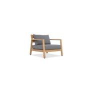 Devon Teak Kisbee Outdoor Lounge Chair gallery detail image