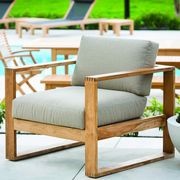 Devon Teak Milford Outdoor Lounge Chair gallery detail image