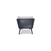 Diva Outdoor Aluminium and Rope Lounge Chair gallery detail image