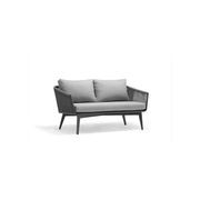 Diva Outdoor Aluminium and Rope Sofa - 137cm gallery detail image