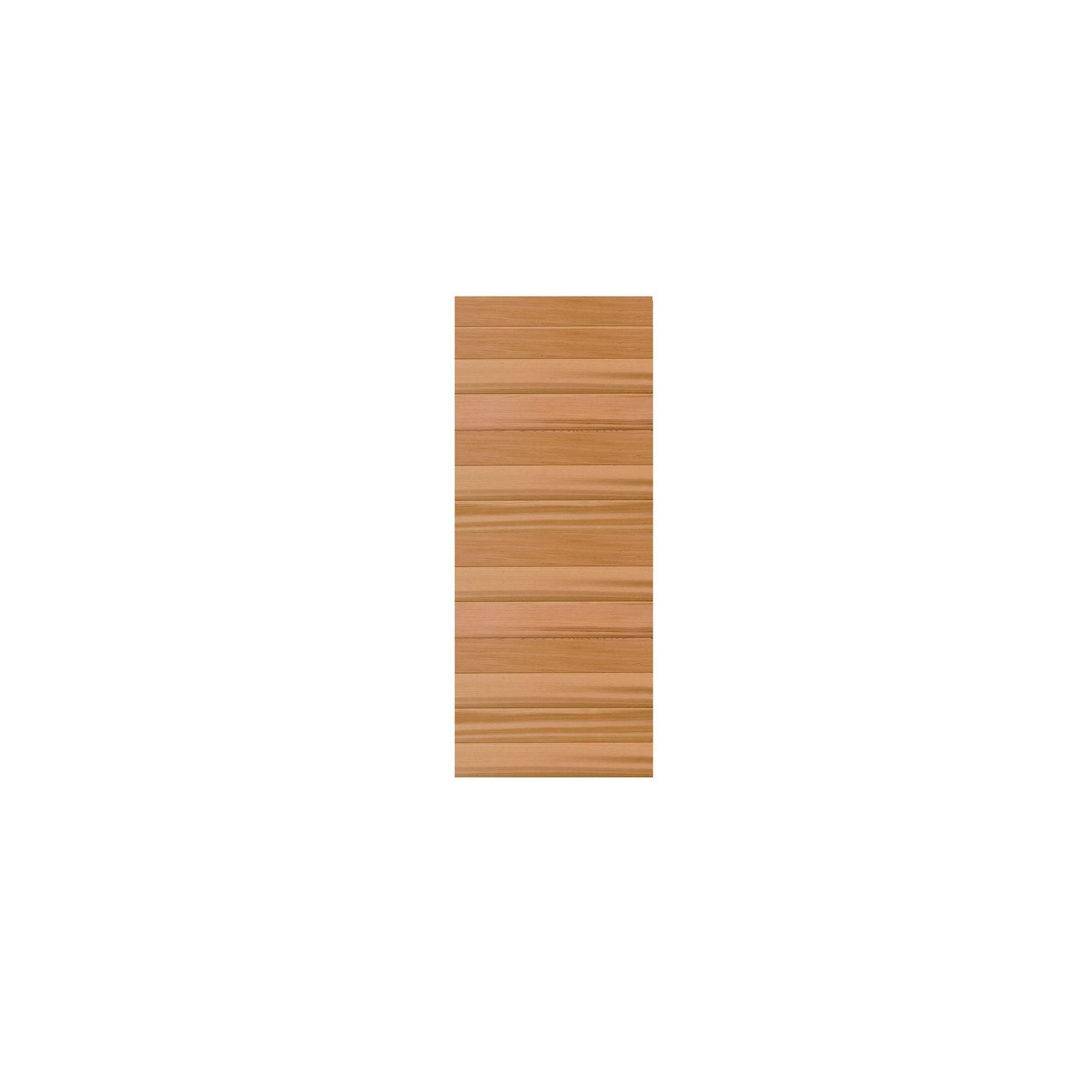 E2 No Stiles Solid Timber Modern Entrance Doors gallery detail image