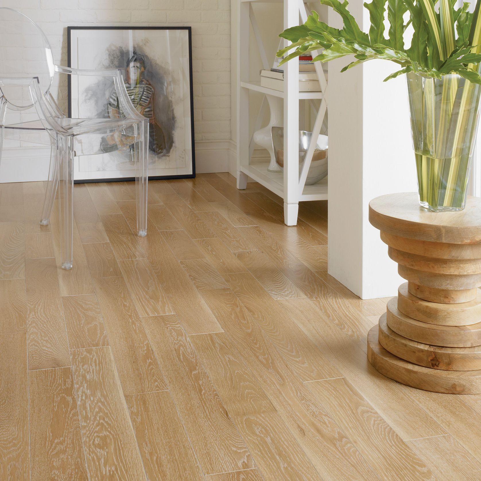 European Oak Flooring - Ivory Pores - Laminate gallery detail image