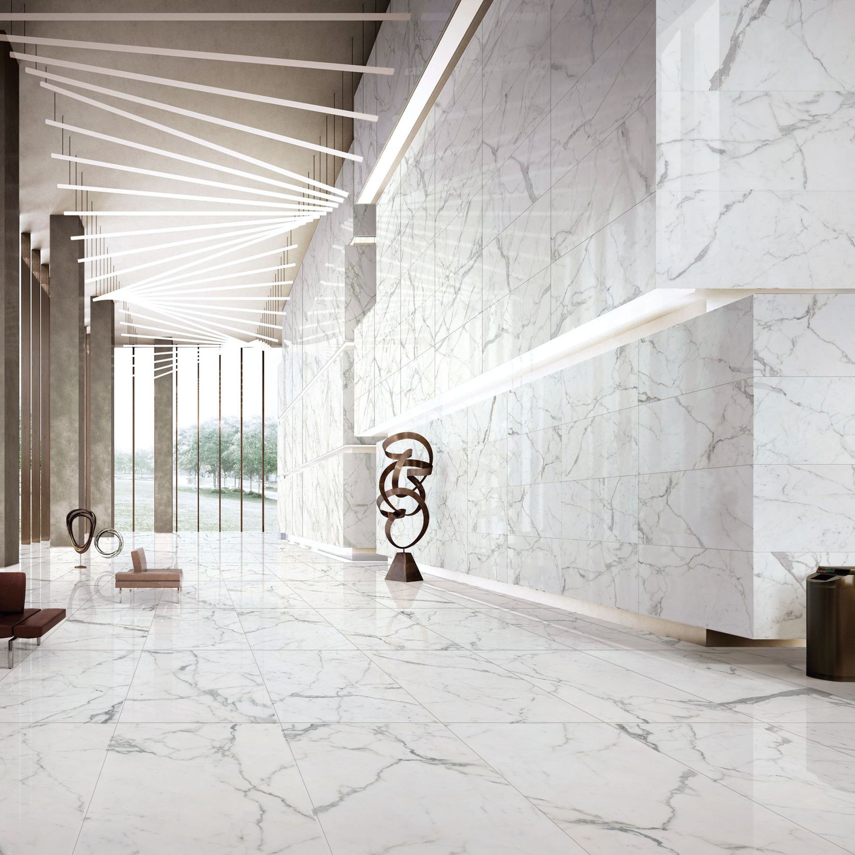 Evo Carrara & Statuario Wall & Floor Tiles gallery detail image