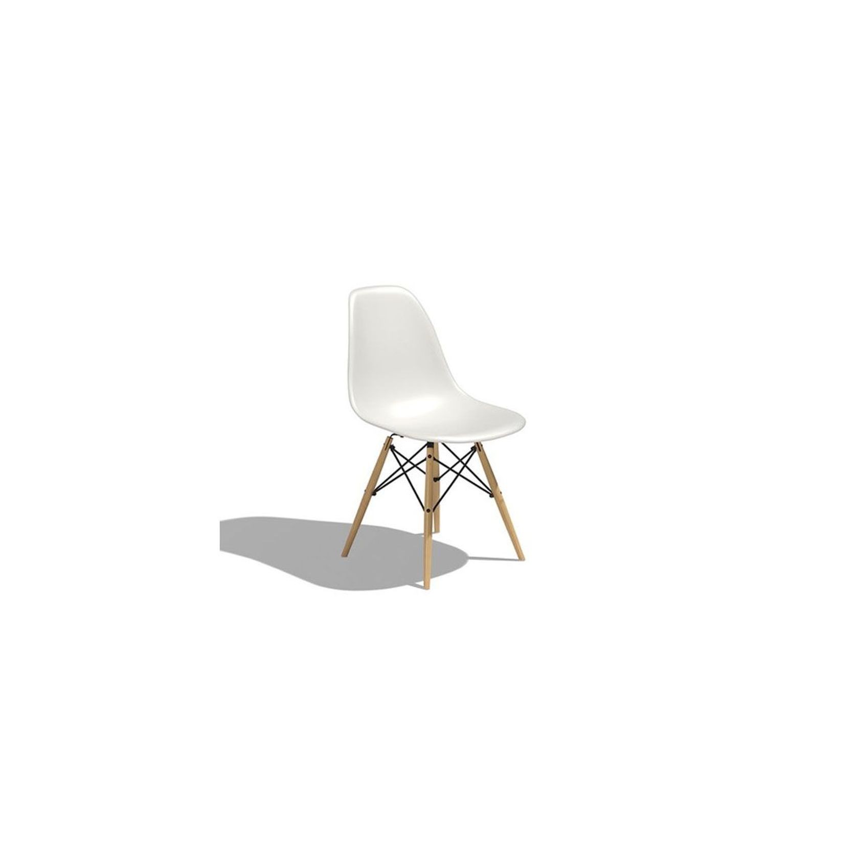 Eames Moulded Plastic Side Chair by Herman MIller gallery detail image