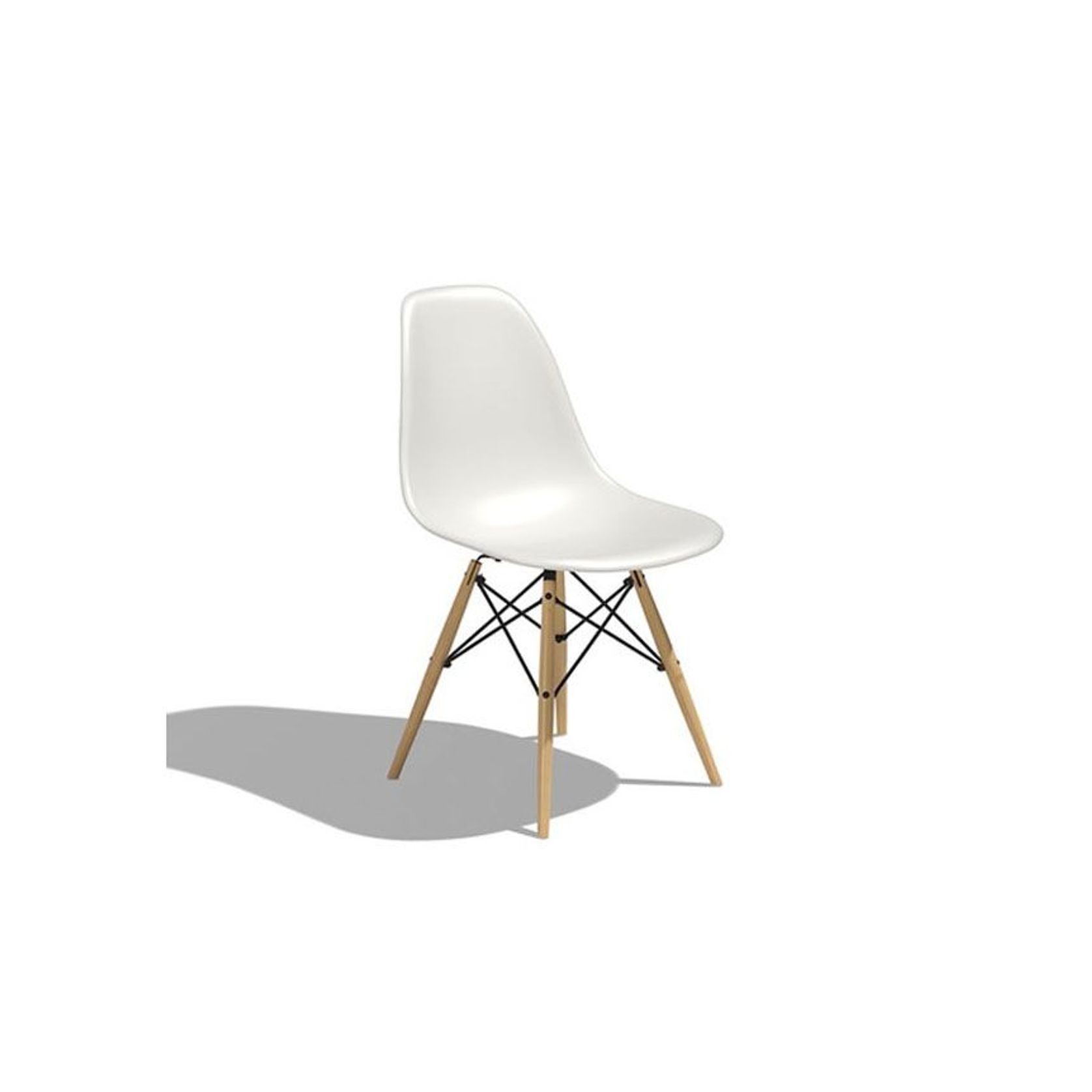 Eames Moulded Plastic Side Chair by Herman MIller gallery detail image