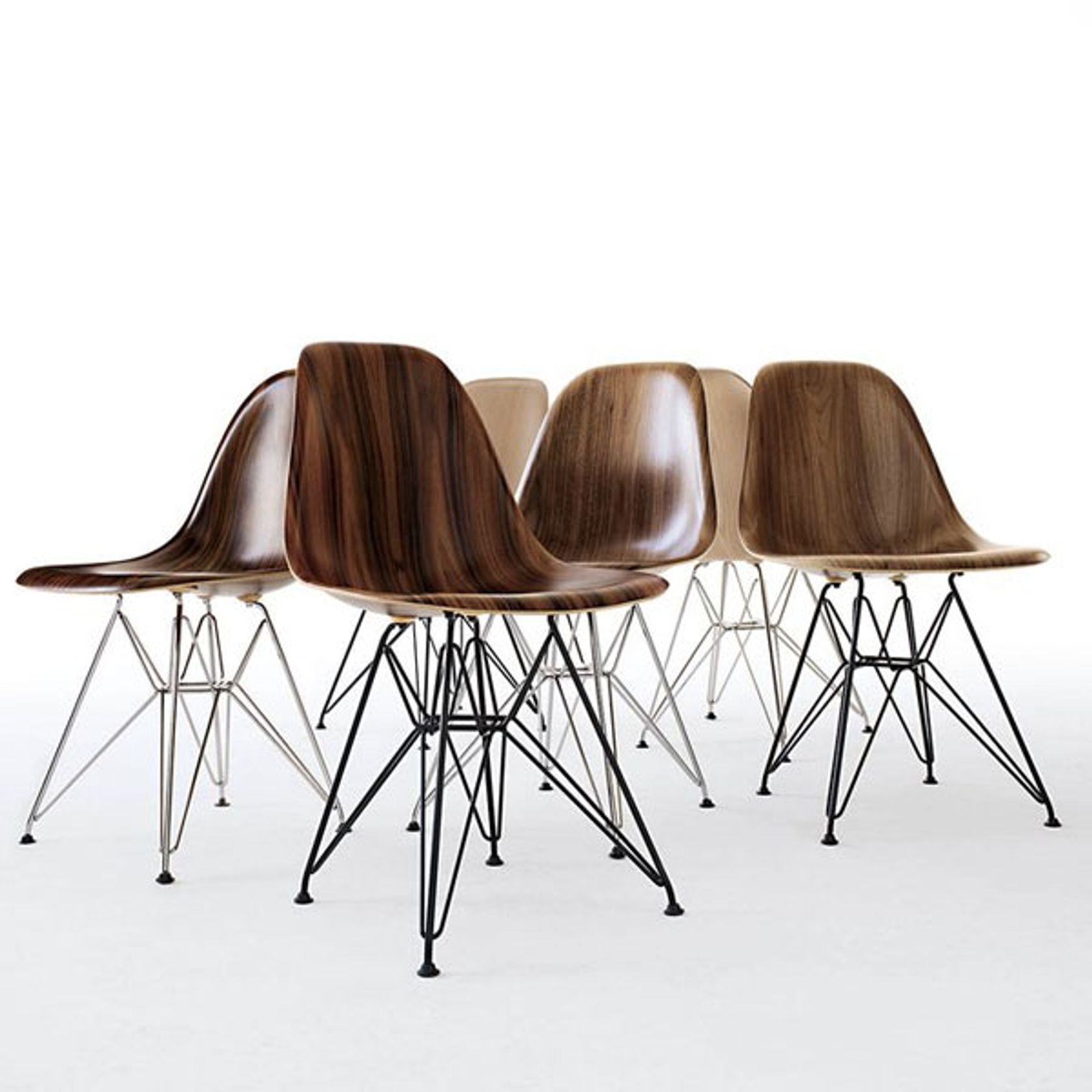 Eames Moulded Wood Side Chair by Herman Miller gallery detail image