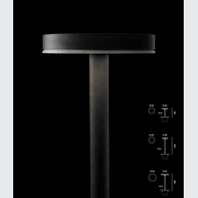 EKLEIPSIS Outdoor Bollard Lamp by Cariboni gallery detail image