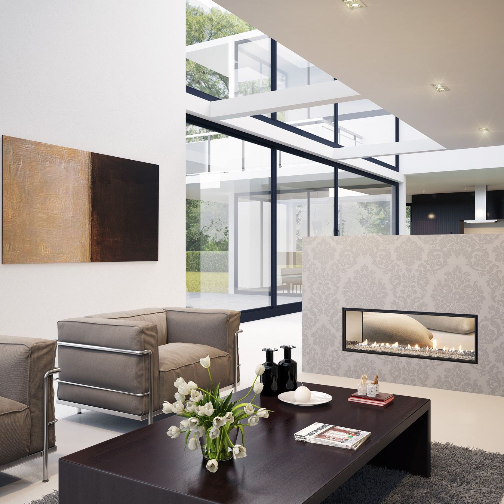 Escea DX1000 Multiroom Gas Fireplace gallery detail image