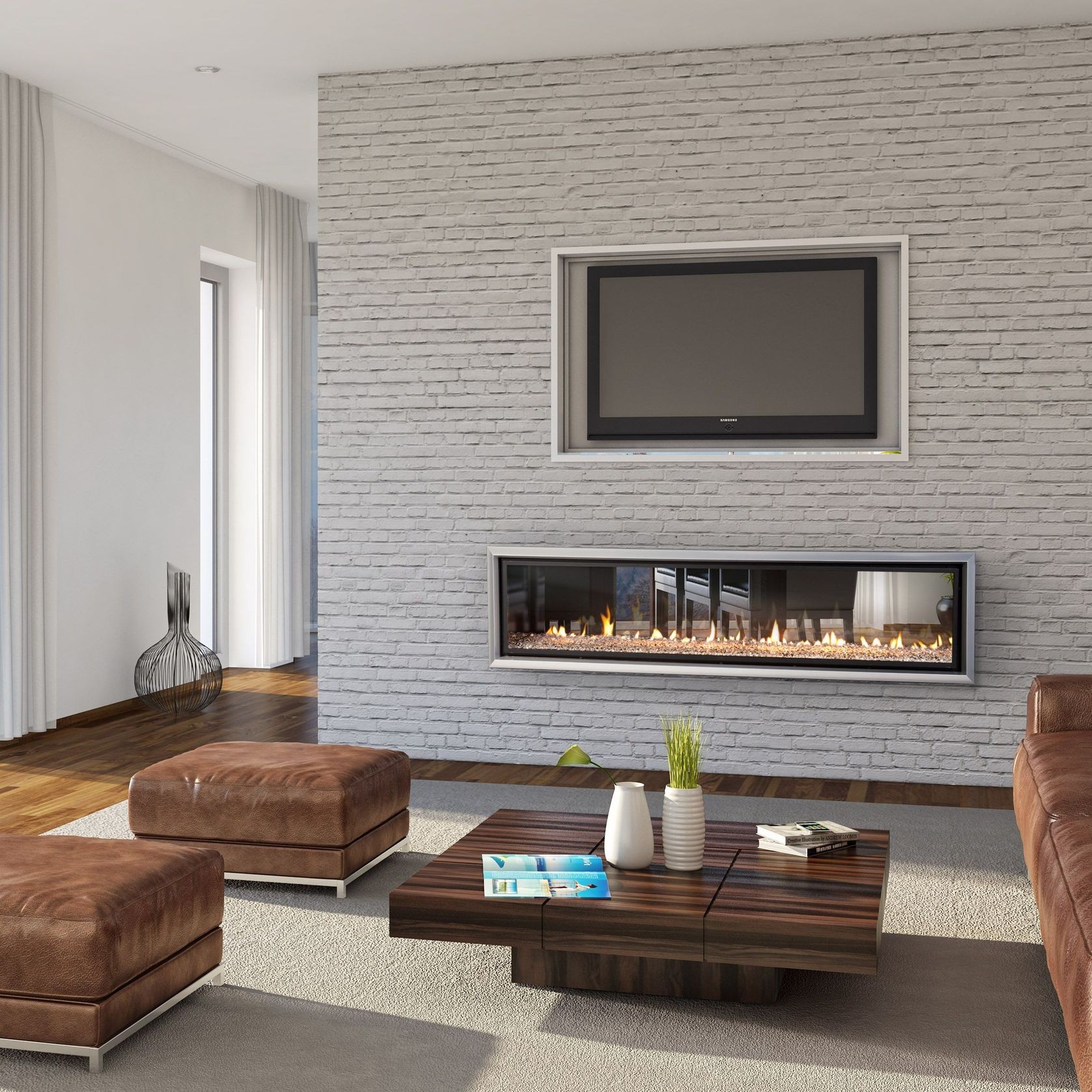 Escea DX1500 Multiroom Gas Fireplace gallery detail image