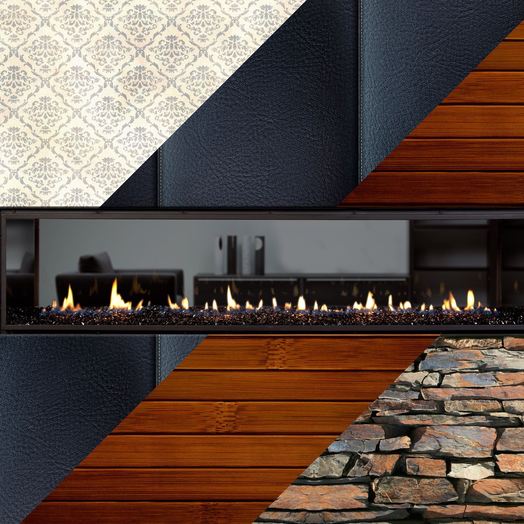 Escea DX1500 Multiroom Gas Fireplace gallery detail image
