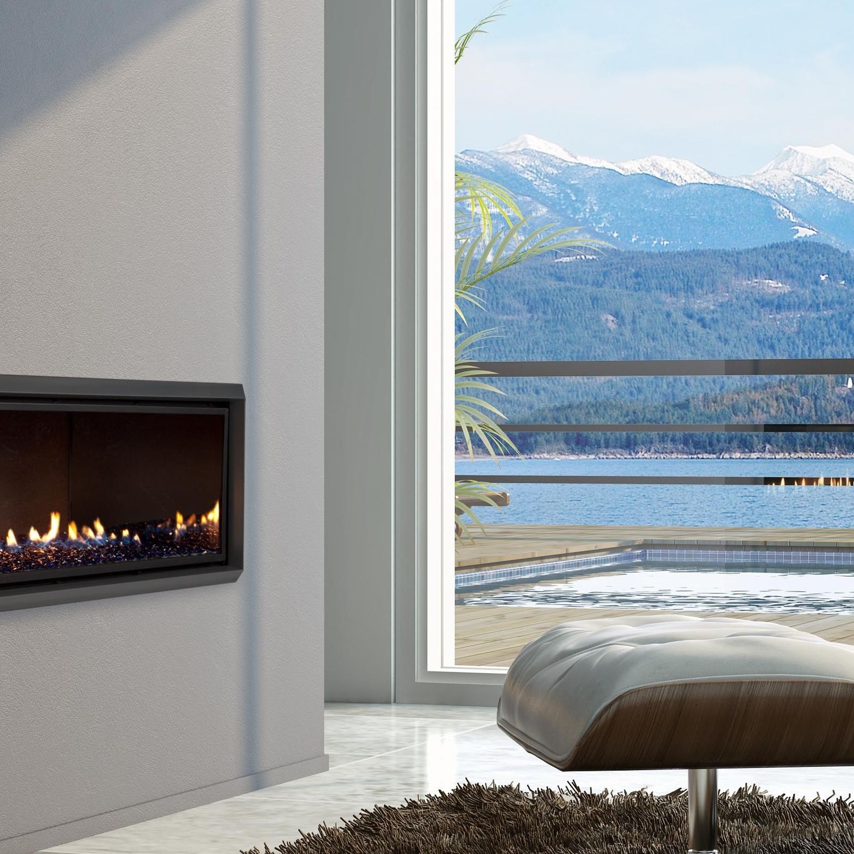 Escea DX1500 Multiroom Gas Fireplace gallery detail image