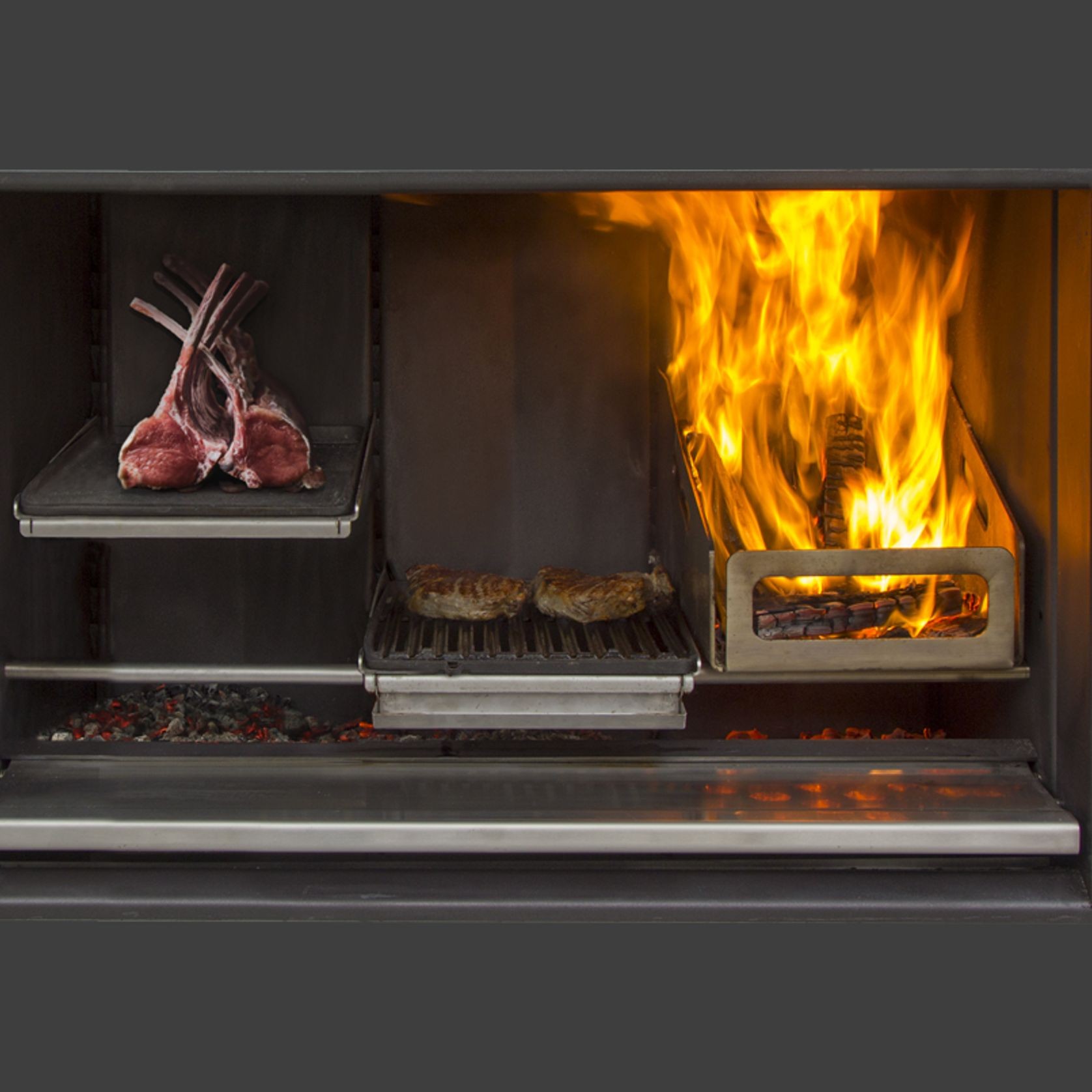 Escea EK950 Outdoor Fireplace Kitchen gallery detail image