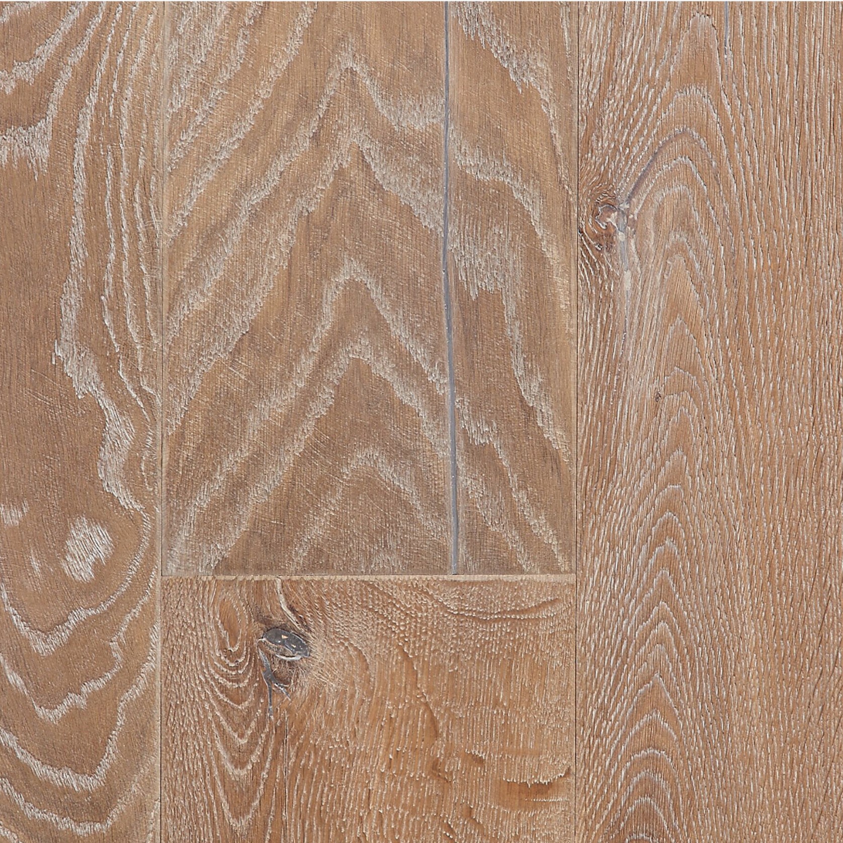 EuroOak Ash Prefinished Wood Flooring / Brushed / Oiled gallery detail image