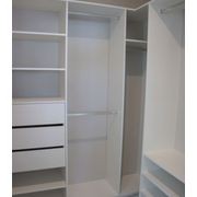 Everyday White Melamine Built-In Wardrobe gallery detail image