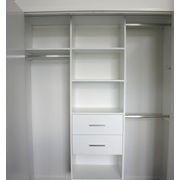 Everyday White Melamine Built-In Wardrobe gallery detail image