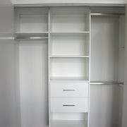 Everyday White Melamine Built-In Wardrobe gallery detail image