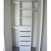 Everyday White Melamine Built-In Wardrobe gallery detail image