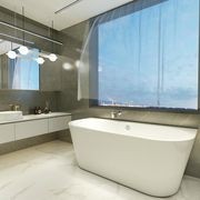 Evok Freestanding Back-to-Wall Bath gallery detail image