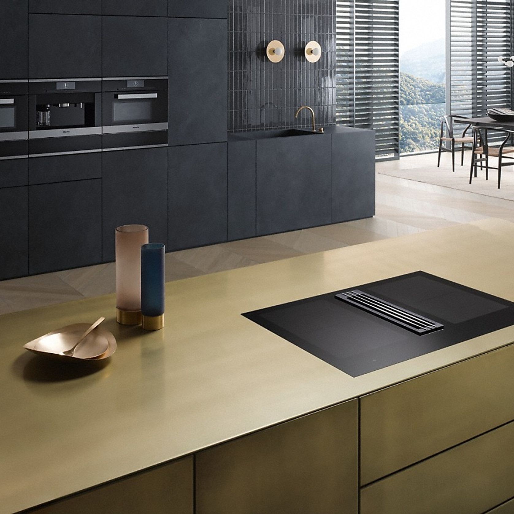 Miele Flush-Mount Induction Cooktop w/Integrated Extractor gallery detail image