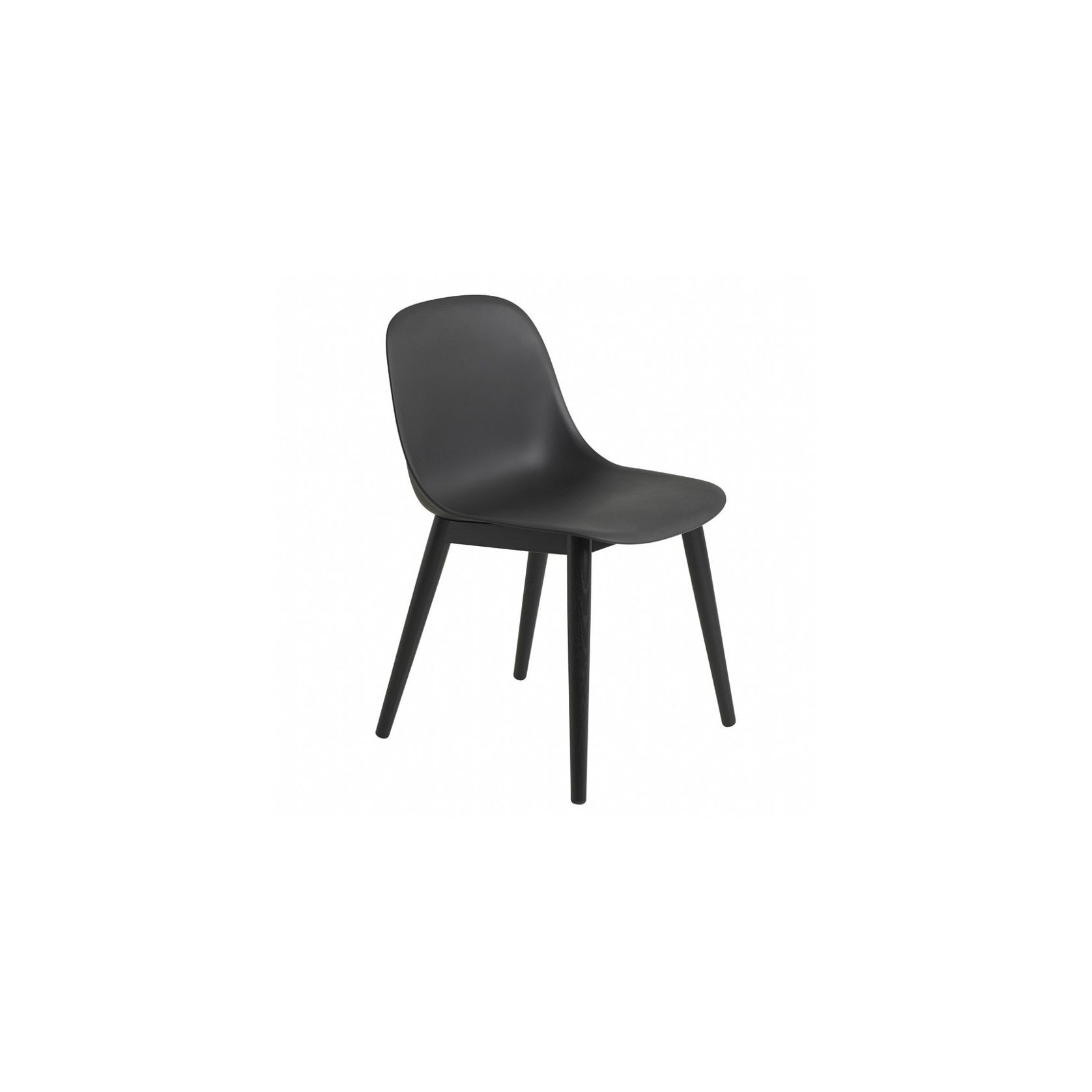 Fiber Side Chair Wood Base gallery detail image