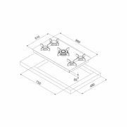 Kleenmaid Gas Cooktop 90cm gallery detail image