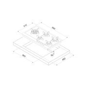 Kleenmaid Gas Cooktop 90cm gallery detail image