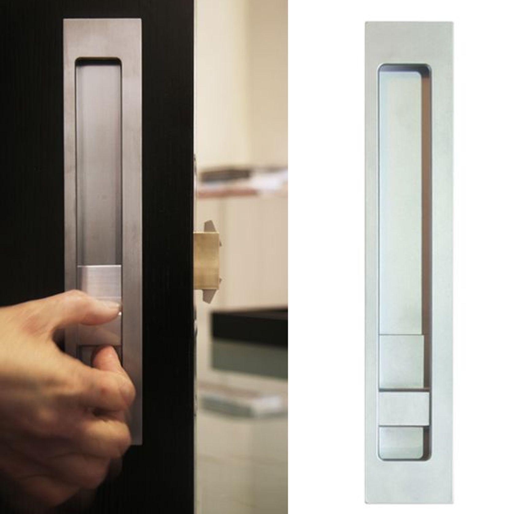 HB1650 Off-Set Lock Set for Sliding and Hinge Doors gallery detail image