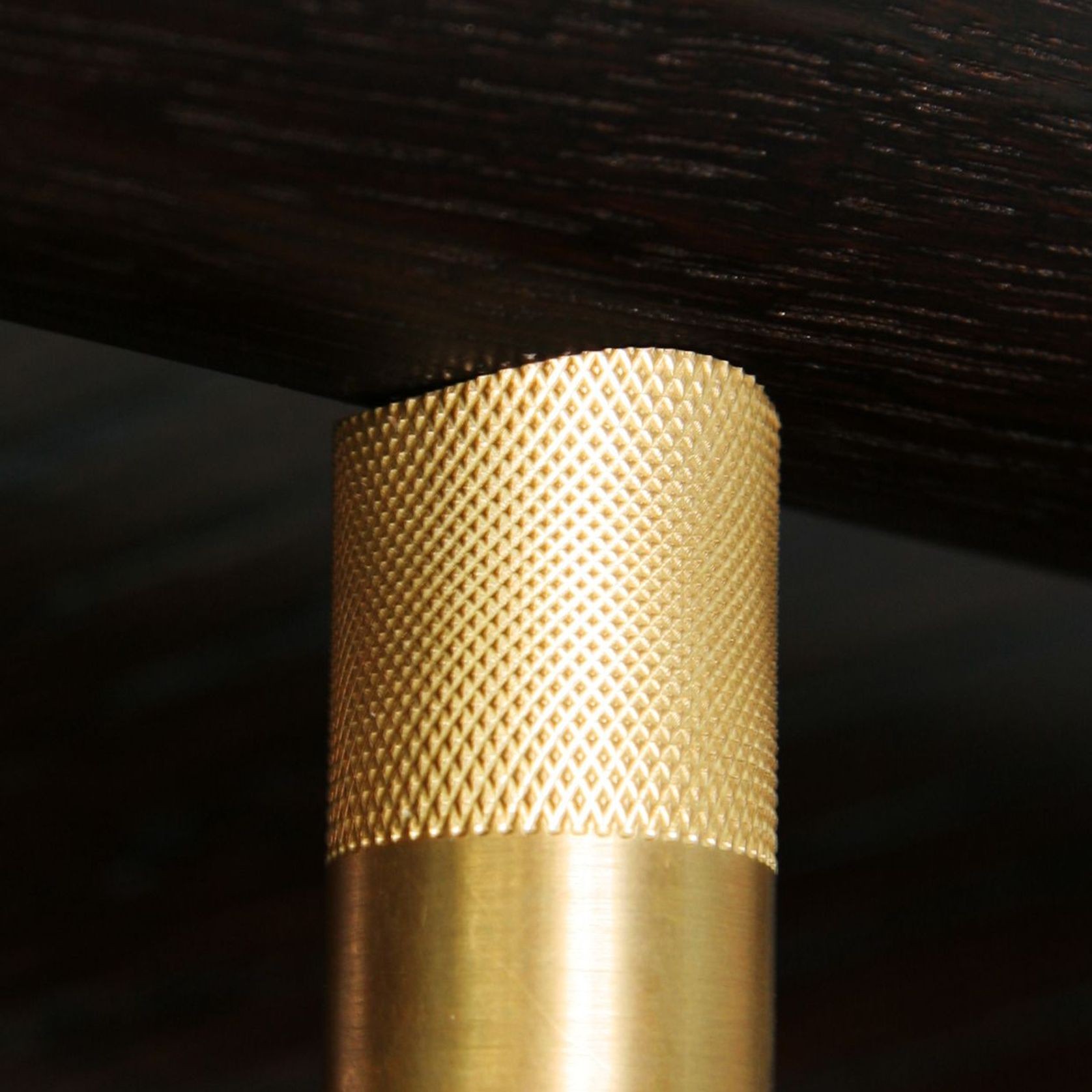 HB580 Knurled Solid Bronze Stair Rail Bracket for Handrails gallery detail image
