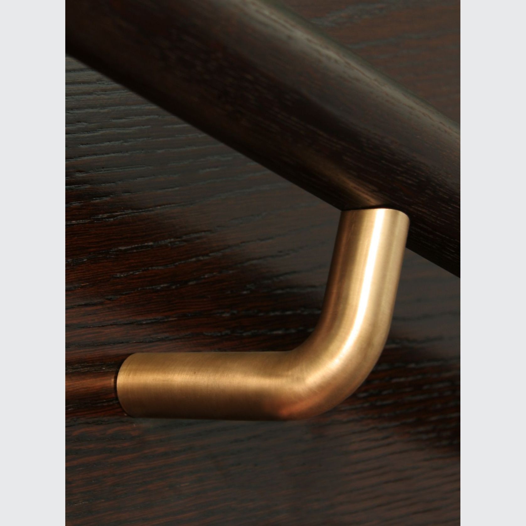 HB590 Plain Solid Bronze Stair Rail Bracket for Handrails gallery detail image