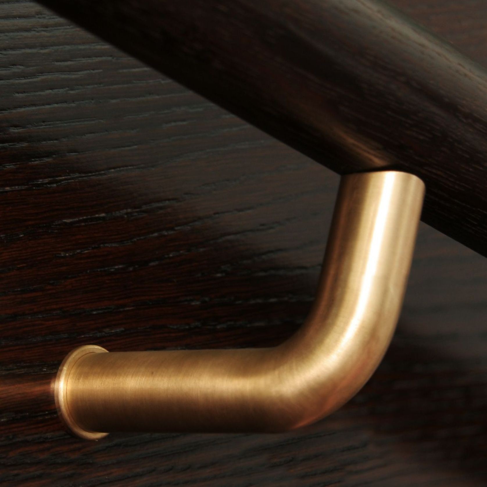 HB590 Plain Solid Bronze Stair Rail Bracket | Handrails gallery detail image