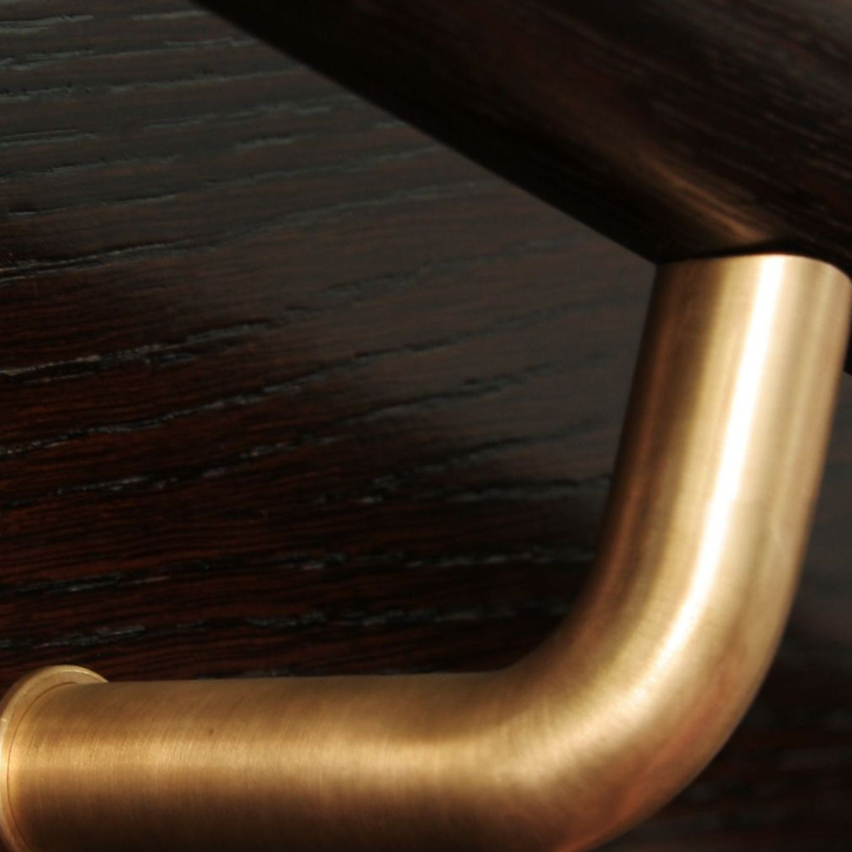 HB590 Plain Solid Bronze Stair Rail Bracket for Handrails gallery detail image